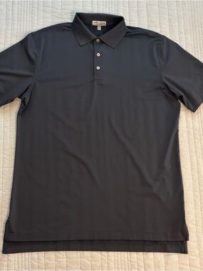 Peter Millar Men's Charcoal Polo Shirt